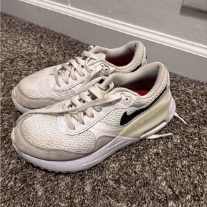 Nike Air Max White and Black Sneakers